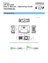 Hitachi SX1350 - SXGA+ LCD Projector User manual