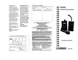 Omega OS200 Owner's manual