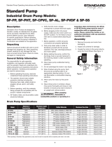 Standard Pump SP-CPVC Operating Instructions Manual