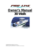 Pro-Line Boats 2004 30 Walk Owner's manual