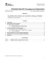Texas Instruments TMS320VC5510 HPI Throughput and Optimization Application Note