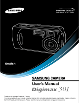 Samsung Digimax 301 User manual