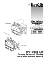 Omega FPD1000D-BAT Owner's manual