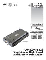Omega OM-LGR-5329 Owner's manual