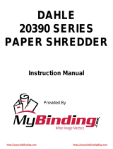 MyBinding Dahle 20390 Series User manual