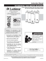 Lochinvar RESIDENTIAL GAS WATER HEATERS User manual