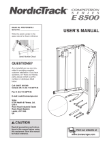 NordicTrack E8500 Cts User manual