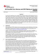 Texas Instruments AIC31xx/DAC31xx Devices and EMI Filtering on Speaker Outputs Application Note