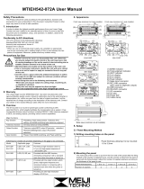 Meiji Techno MTIEH-542-072A Owner's manual