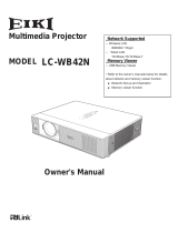 Eiki LC-WB42NA User manual
