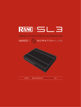 Rane SL3 User manual