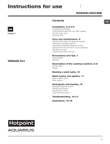 Hotpoint WMAQG 641 Owner's manual