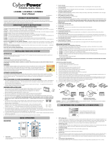 CyberPower LX1500GU User manual