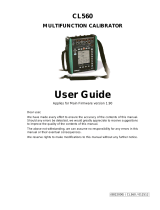 Omega CL560 Owner's manual