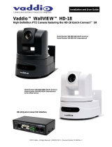 VADDIO CLEARVIEW HD-18 Installation and User Manual