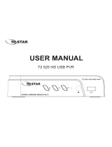 TV STAR T2 525 HD USB PVR User manual