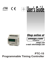 Omega PTC-15 Owner's manual