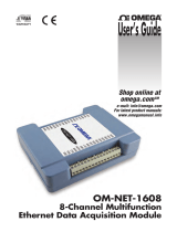 Omega OM-NET-1608 Owner's manual