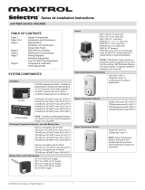 Maxitrol Selectra Installation Instructions Manual
