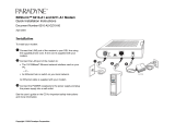 Paradyne Hotwire 6381 Quick Installation Instructions