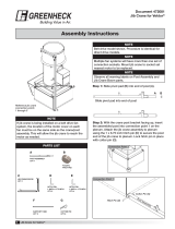 Greenheck 472081 Jib Crane Assembly Instructions for Vektor Operating instructions