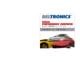 Beltronics GX1 Owner's manual