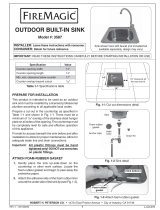 Fire Magic Sink Operating instructions