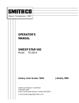 Smithco Sweep Star V62 Operating instructions