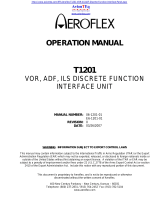 Aeroflex T1201 Operation Motion