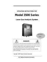 Teledyne LGA-3500 User manual
