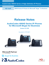 AudioCodes 420HD Release Notes