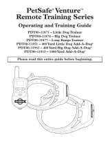 Petsafe Venture Remote Training Series PDT00-11876 â€“ Big Dog Trainer Owner's manual