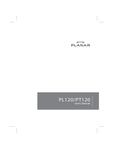 Planar PL120 User manual