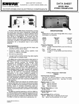 Shure M64A User guide