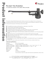 Pro-Ject Audio Systems 10CC Evolution Tonearm Product information