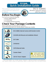 D-Link SECURICAM Network DCS-5300G Quick Installation Manual