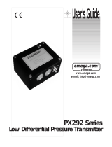 Omega PX292 series Owner's manual