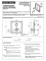 American Standard T555.740.002 Installation guide