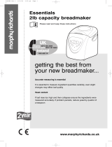 Morphy Richards 48221 BREADMAKER Owner's manual