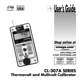 Omega CL-307A Series Owner's manual