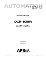 APG DCR-1006A User manual