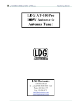 LDG AT-100Pro Operating instructions