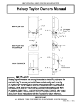 Halsey Taylor 8880.B_10245_CUSP Owner's manual