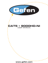 Gefen EXT-CAT5-9000HD-NI Owner's manual