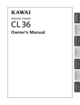 Kawai CN17 Owner's manual