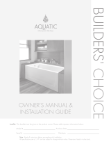 Aquatic Industries 4072620-WH User manual