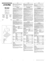 Alpine MRV-M250 Owner's manual