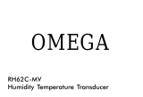 Omega RH62F-MV Owner's manual