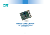 DFI HM960-QM87 Owner's manual
