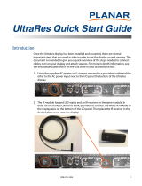 Planar UR9850 Quick start guide